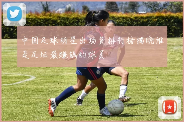 中国足球明星出场费排行榜揭晓谁是足坛最赚钱的球员